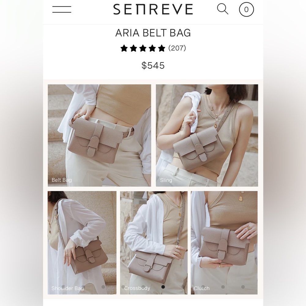 Senreve purse, rare color in this purse